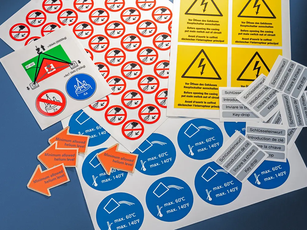 Sticker und Aufkleber